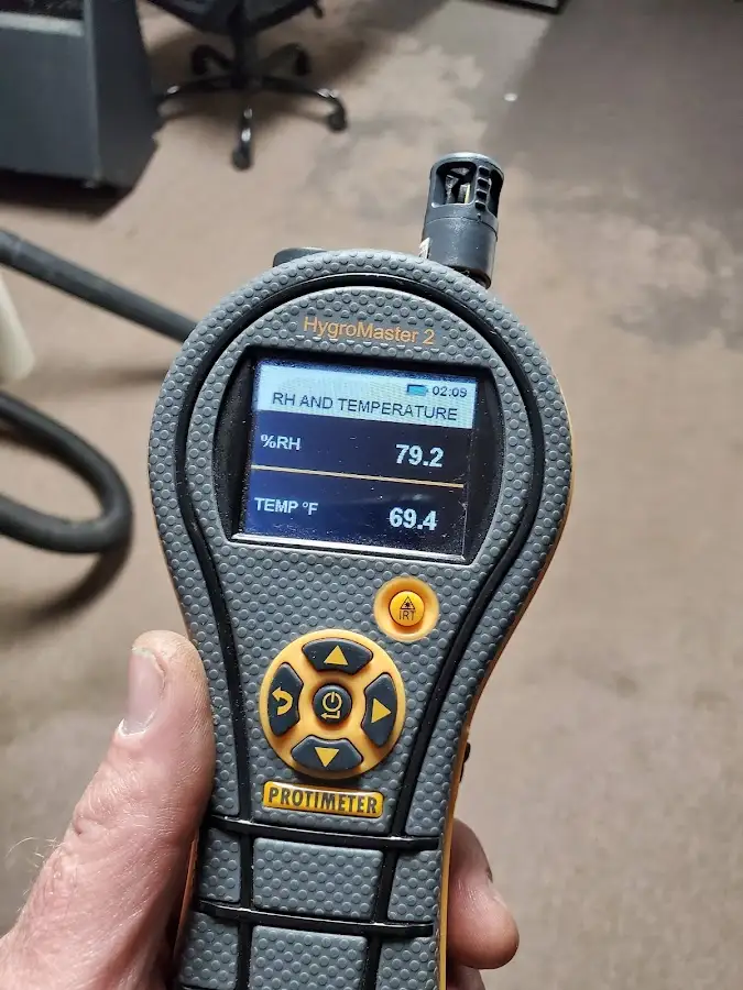 Moisture meter humidity assessment for Fire & Smoke Damage Restoration in Eldridge